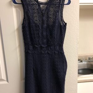 H&M Lace Dress Navy